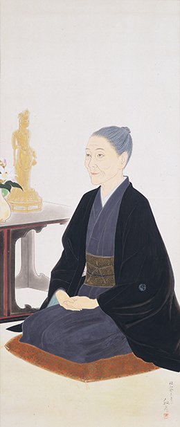 安田靫彦 赤星母堂像 1943年 当館蔵