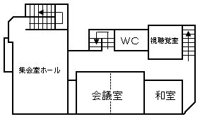 花水公民館2階平面図