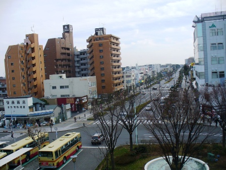 なぎさプロムナードの遠景