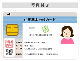 住民基本台帳カード（顔写真付き）