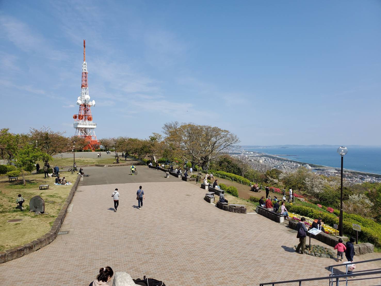 写真イメージ:湘南平の様子