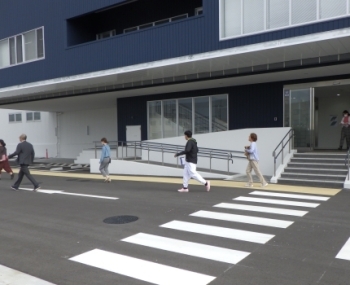 訓練写真(避難の様子)